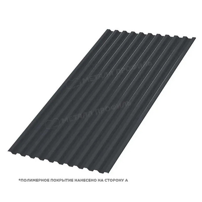 Профлист Металл-Профиль С-21 VikingMP® E 0.5 мм RAL 7024 Серый графит